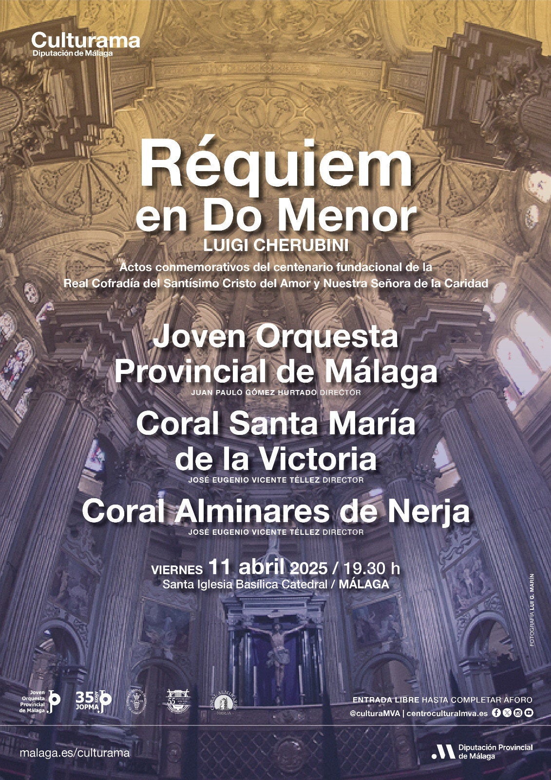 El Requiem de Cherubini sonará por primera vez en la Catedral de Málaga El Requiem de Cherubini sonará por primera vez en la Catedral de Málaga