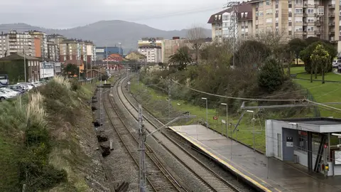 Vías del tren en Muriedas - Camargo Vías del tren en Muriedas - Camargo