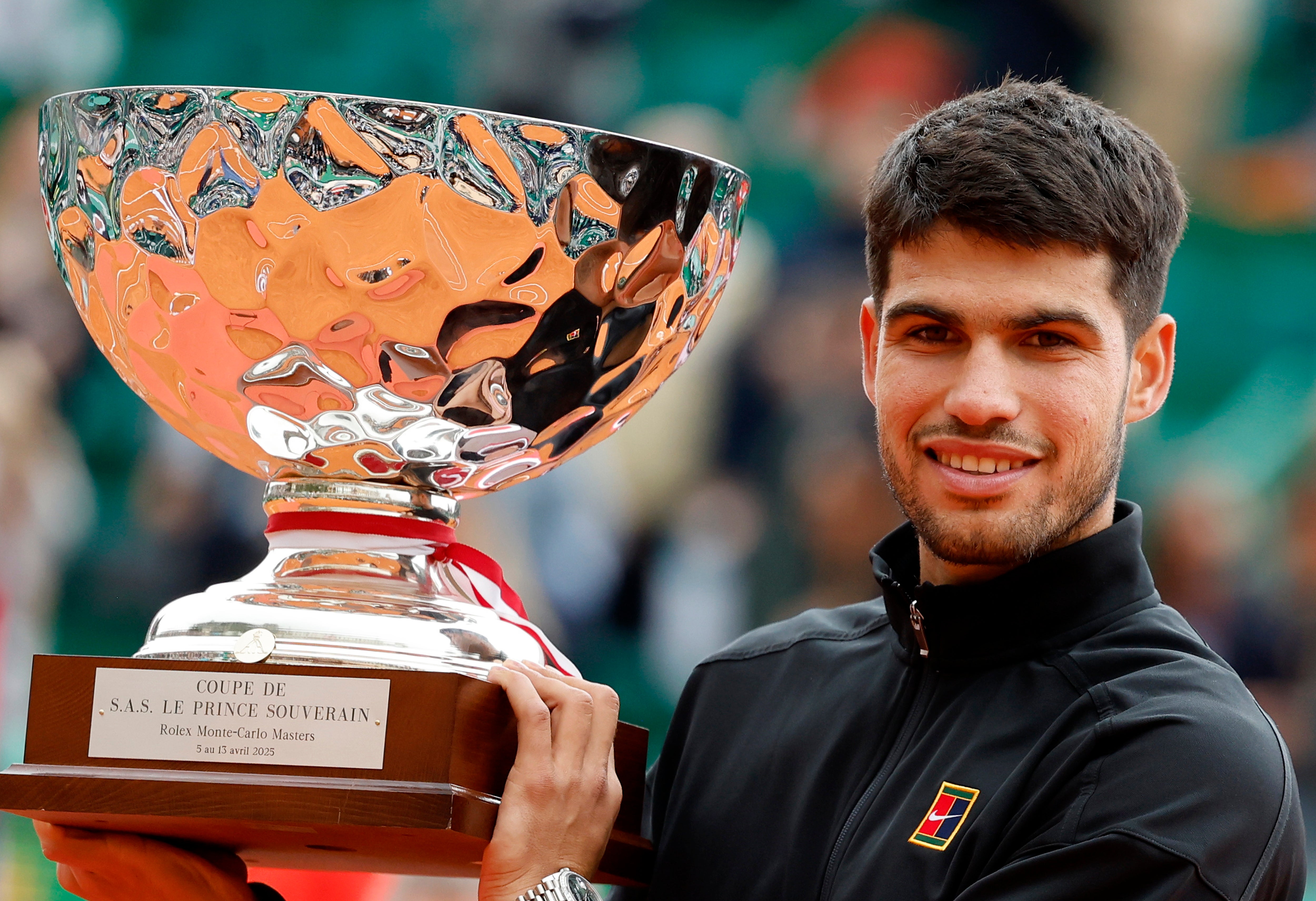 Carlos Alcaraz se impone a Musetti y logra su primer título en Montecarlo Carlos Alcaraz se impone a Musetti y logra su primer título en Montecarlo