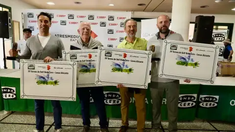 Los ganadores del XV Torneo de Golf Onda Cero-Lexus Alicante Los ganadores del XV Torneo de Golf Onda Cero-Lexus Alicante