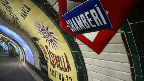 La histórica estación de Chamberí se somete a nuevos trabajos de restauración La histórica estación de Chamberí se somete a nuevos trabajos de restauración