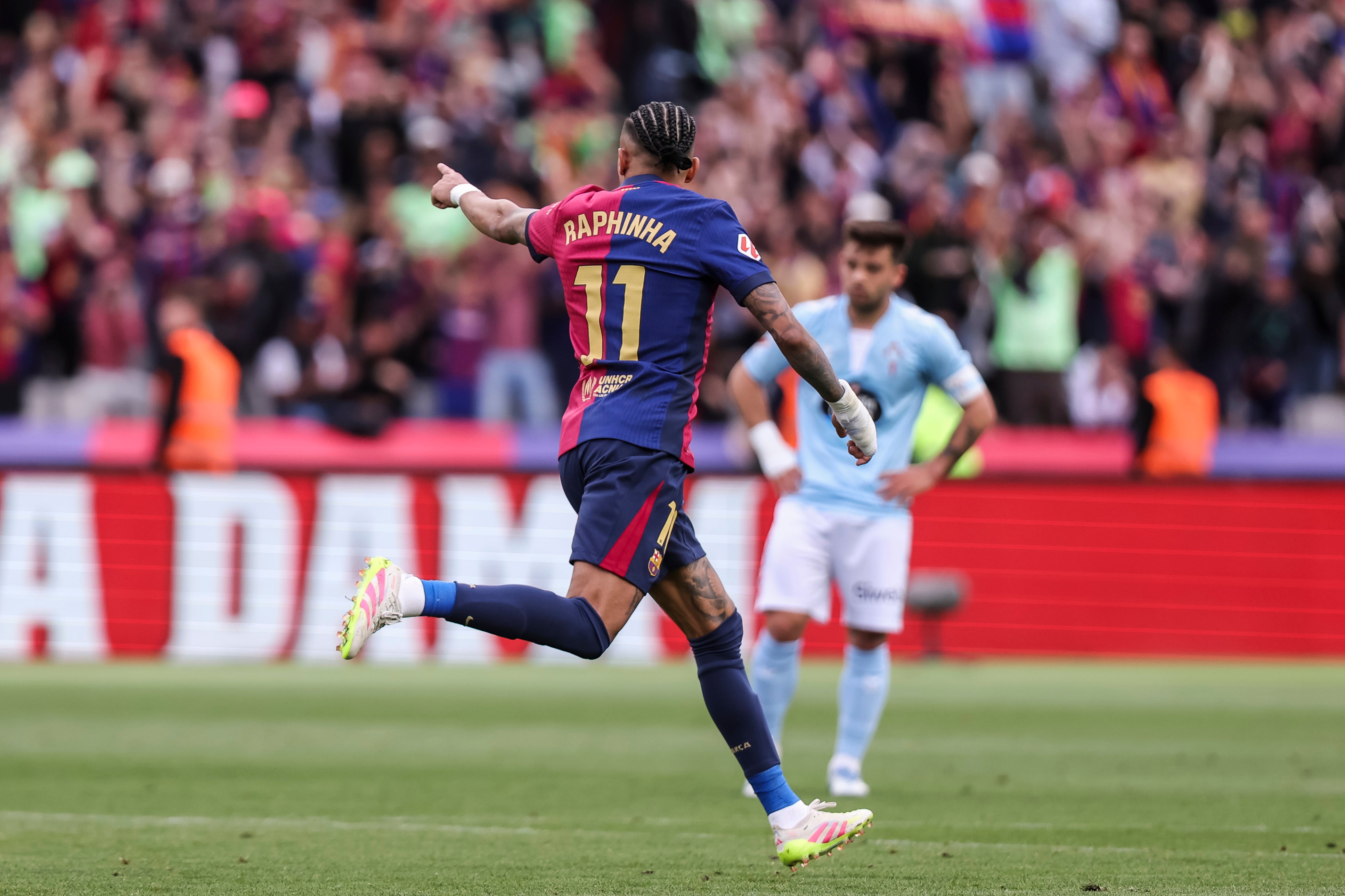 Raphinha culmina la locura del Barça ante el Celta (4-3) Raphinha culmina la locura del Barça ante el Celta (4-3)