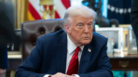 El presidente de Estados Unidos, Donald Trump, en el Despacho Oval de la Casa Blanca El presidente de Estados Unidos, Donald Trump, en el Despacho Oval de la Casa Blanca