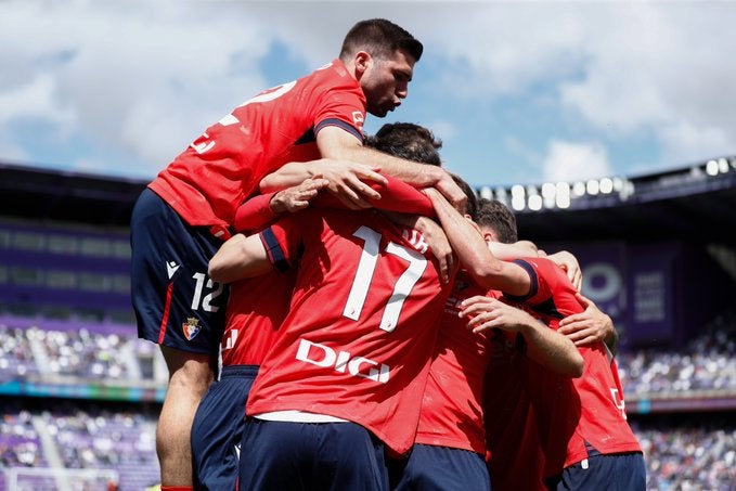 Osasuna gana y llega a los 41 puntos Osasuna gana y llega a los 41 puntos