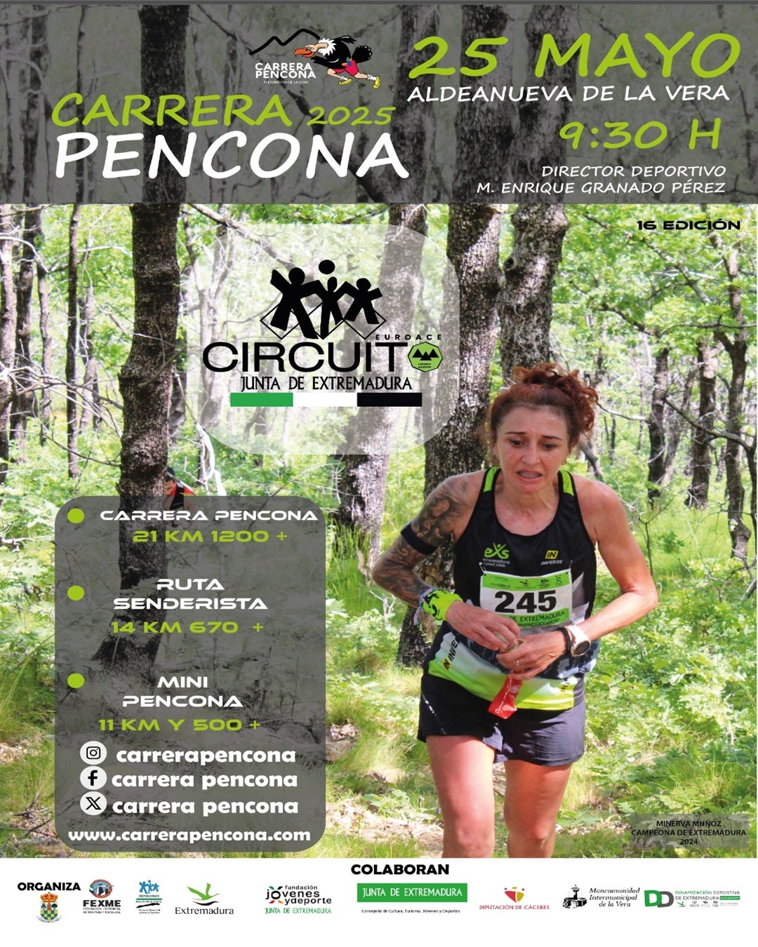 La XVI Carrera Pencona de Aldeanueva de la Vera recorrerá el 25 de mayo la sierra de Tormantos La XVI Carrera Pencona de Aldeanueva de la Vera recorrerá el 25 de mayo la sierra de Tormantos