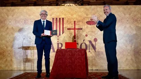 Antonio Jiménez recibe la Medalla al Mérito Cultural de Aragón Día San Jorge