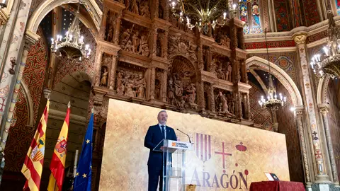 El presidente del Gobierno de Aragón, Jorge Azcón, en el acto en Teruel por el Día de San Jorge 2025 El presidente del Gobierno de Aragón, Jorge Azcón, en el acto en Teruel por el Día de San Jorge 2025