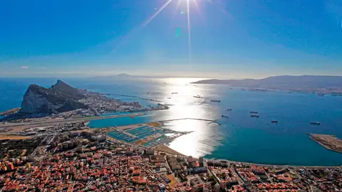 Foto aérea de La Línea de la Concepción