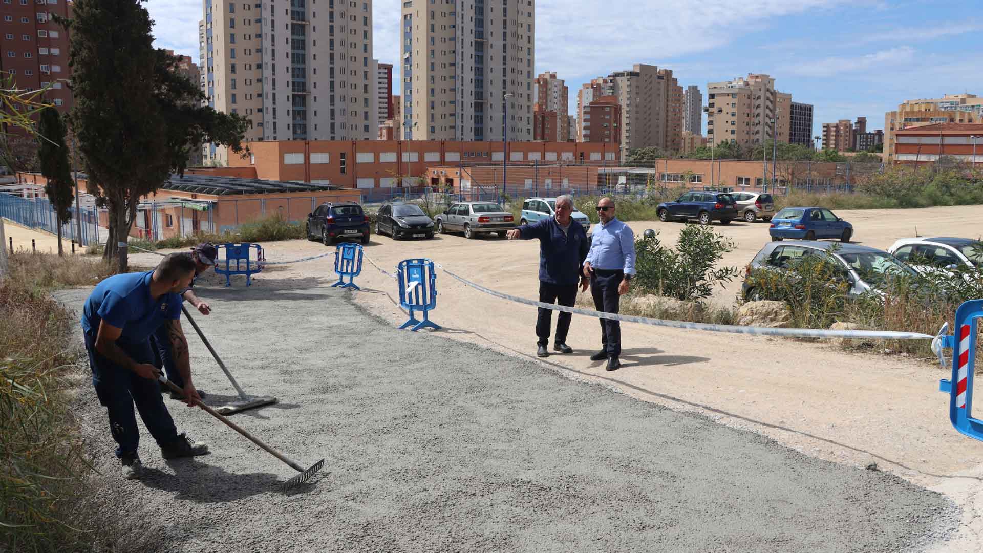 Concluyen las mejoras al acceso del aparcamiento disuasorio de la calle Italia de Benidorm Concluyen las mejoras al acceso del aparcamiento disuasorio de la calle Italia de Benidorm