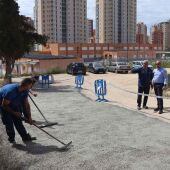 Concluyen las mejoras al acceso del aparcamiento disuasorio de la calle Italia de Benidorm