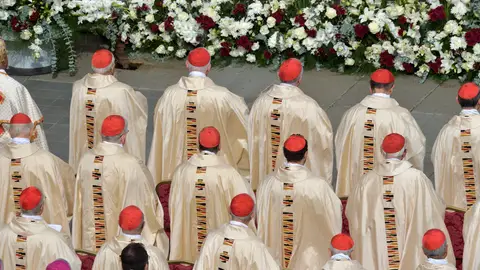 Varios cardenales en la Jornada Mundial de las Misiones en 2024 en el Vaticano