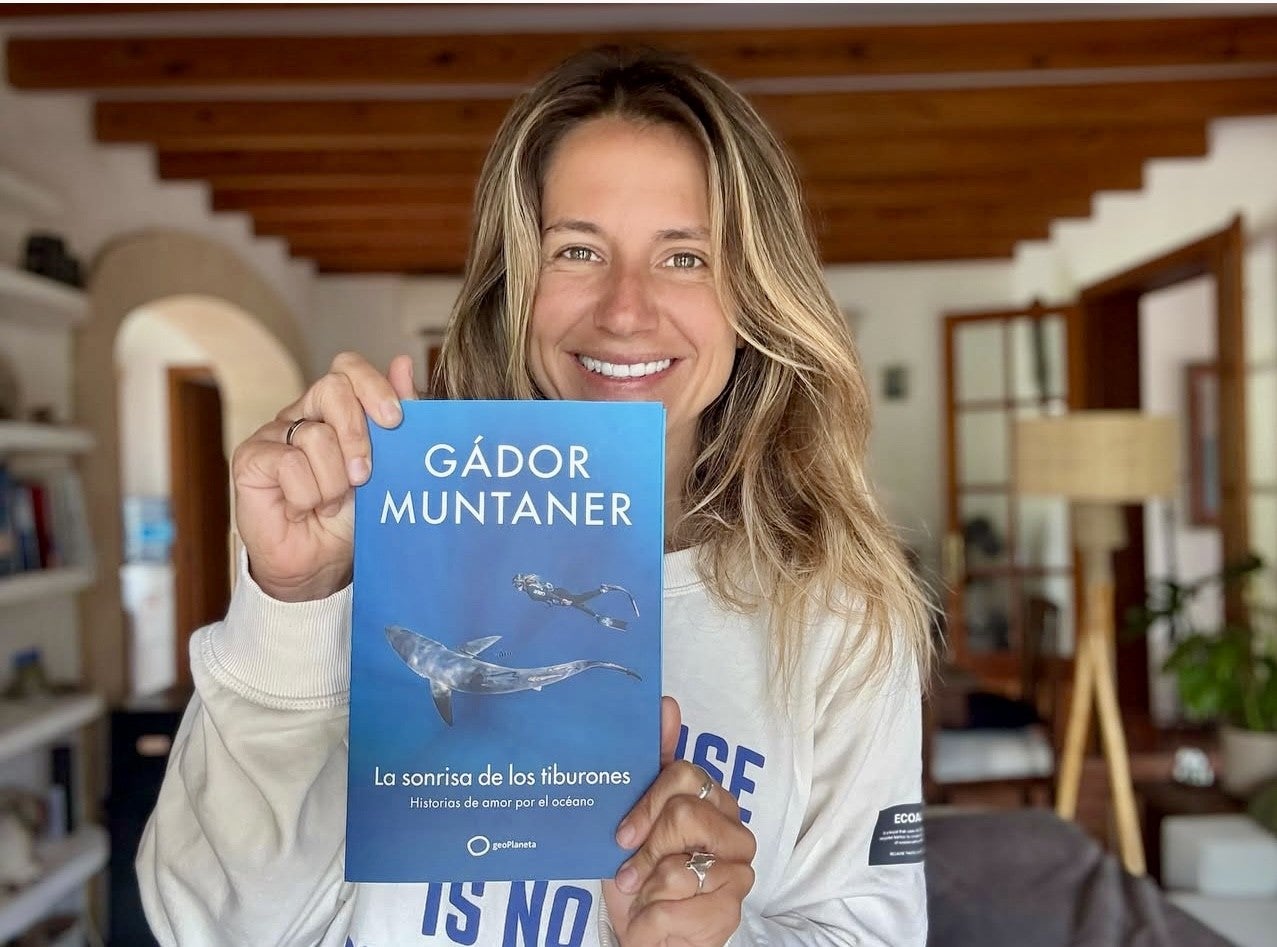 Para perderle el miedo al buceo y a los tiburones: así es el primer libro de Gádor Muntaner Para perderle el miedo al buceo y a los tiburones: así es el primer libro de Gádor Muntaner