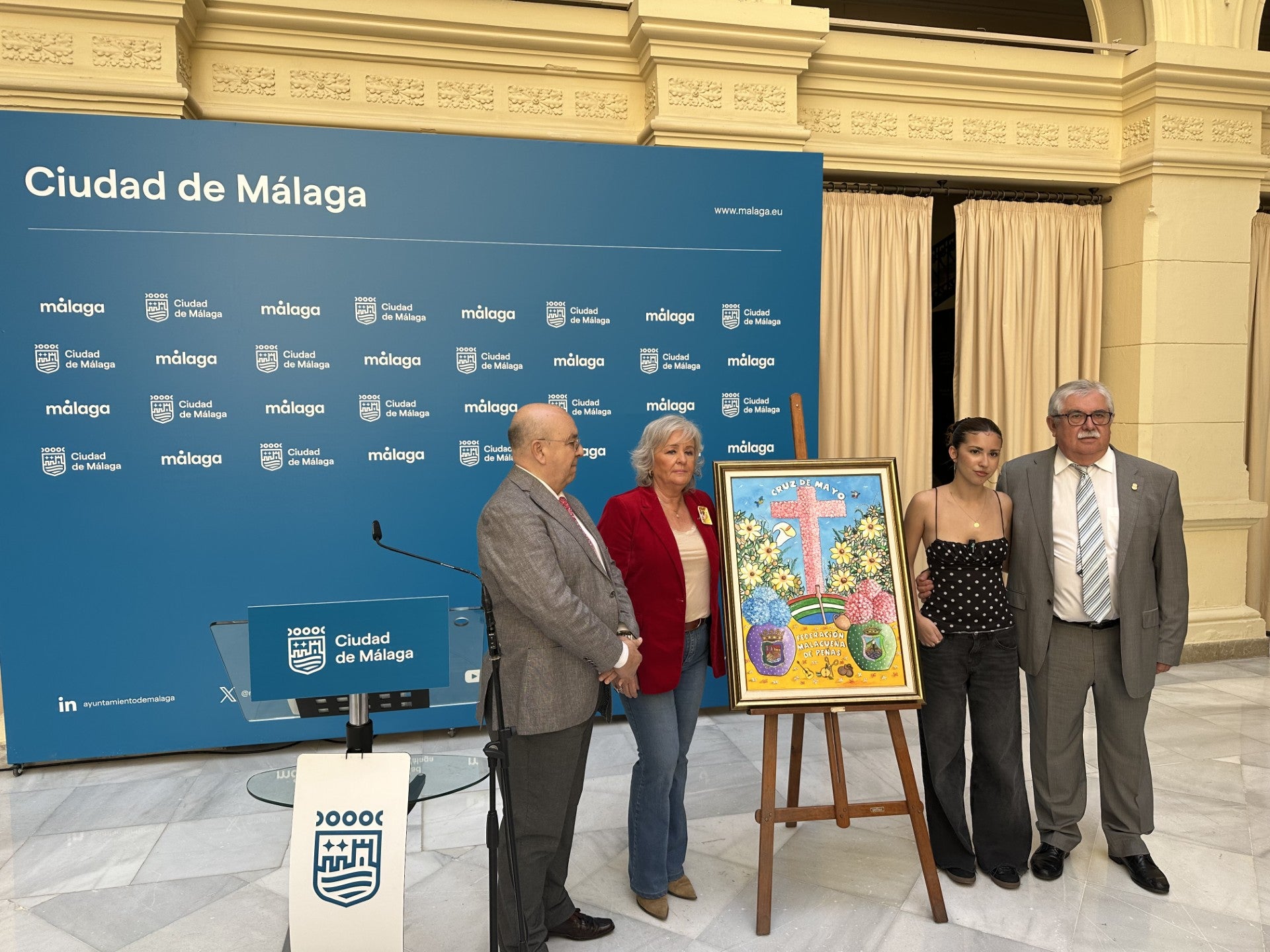 Presentado el cartel de las Cruces de Mayo 2025 en Málaga Presentado el cartel de las Cruces de Mayo 2025 en Málaga