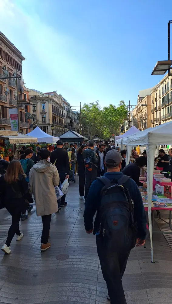 Rambla de Barcelona, 23 d'abril 2025 Rambla de Barcelona, 23 d'abril 2025