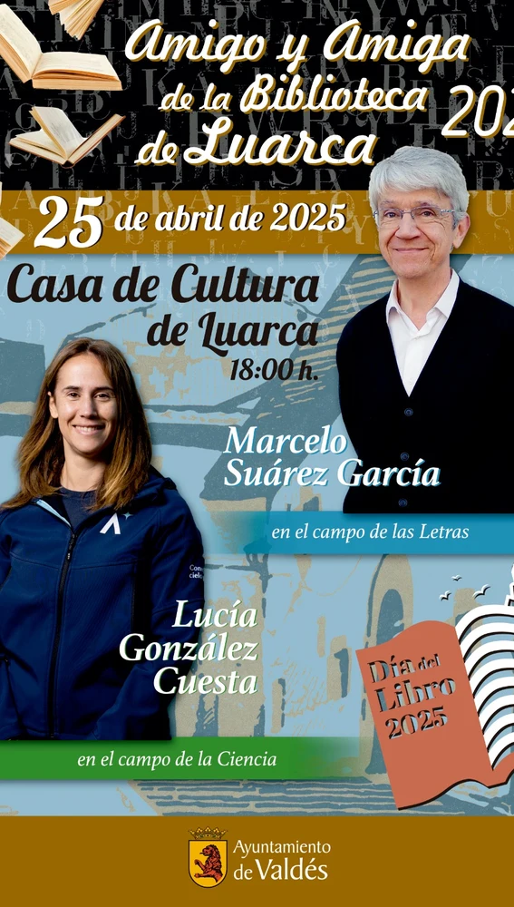 La VIII Feria del Libro de Valdés distingue a Marcelo Suárez y a Lucía González. La VIII Feria del Libro de Valdés distingue a Marcelo Suárez y a Lucía González.