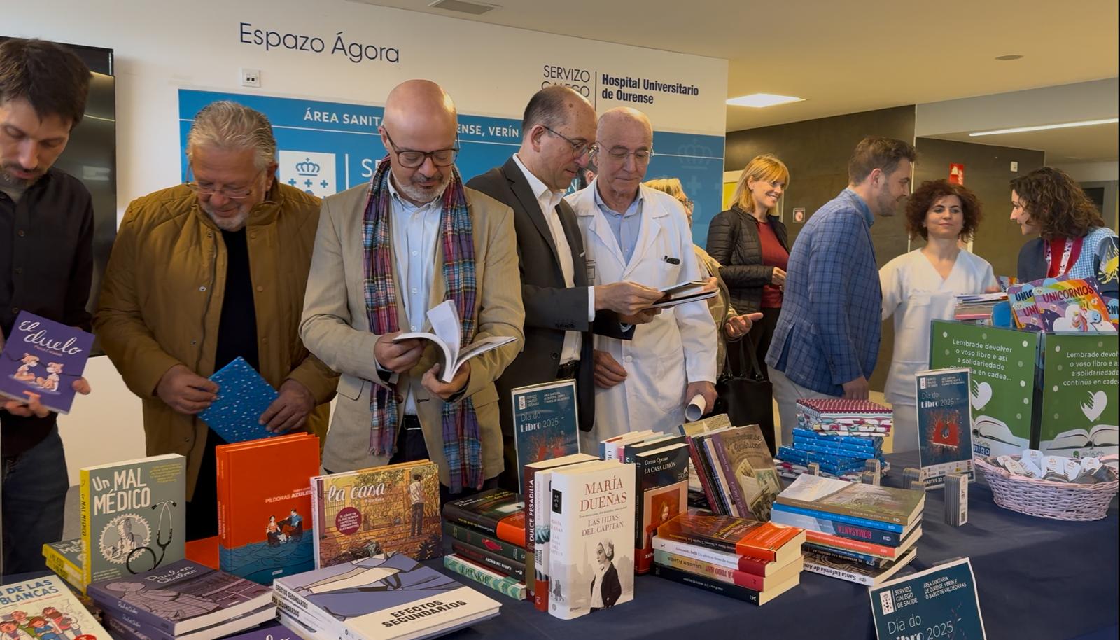 A Xunta celebra o día do libro nos hospitais públicos de Ourense A Xunta celebra o día do libro nos hospitais públicos de Ourense