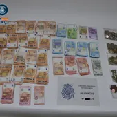 Dinero sustraído hallado por la Policía Nacional Dinero sustraído hallado por la Policía Nacional