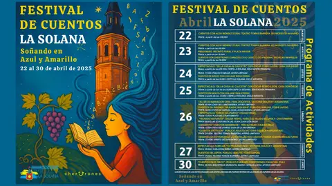 Cartel y programa del Festival de Cuentos La Solana Cartel y programa del Festival de Cuentos La Solana