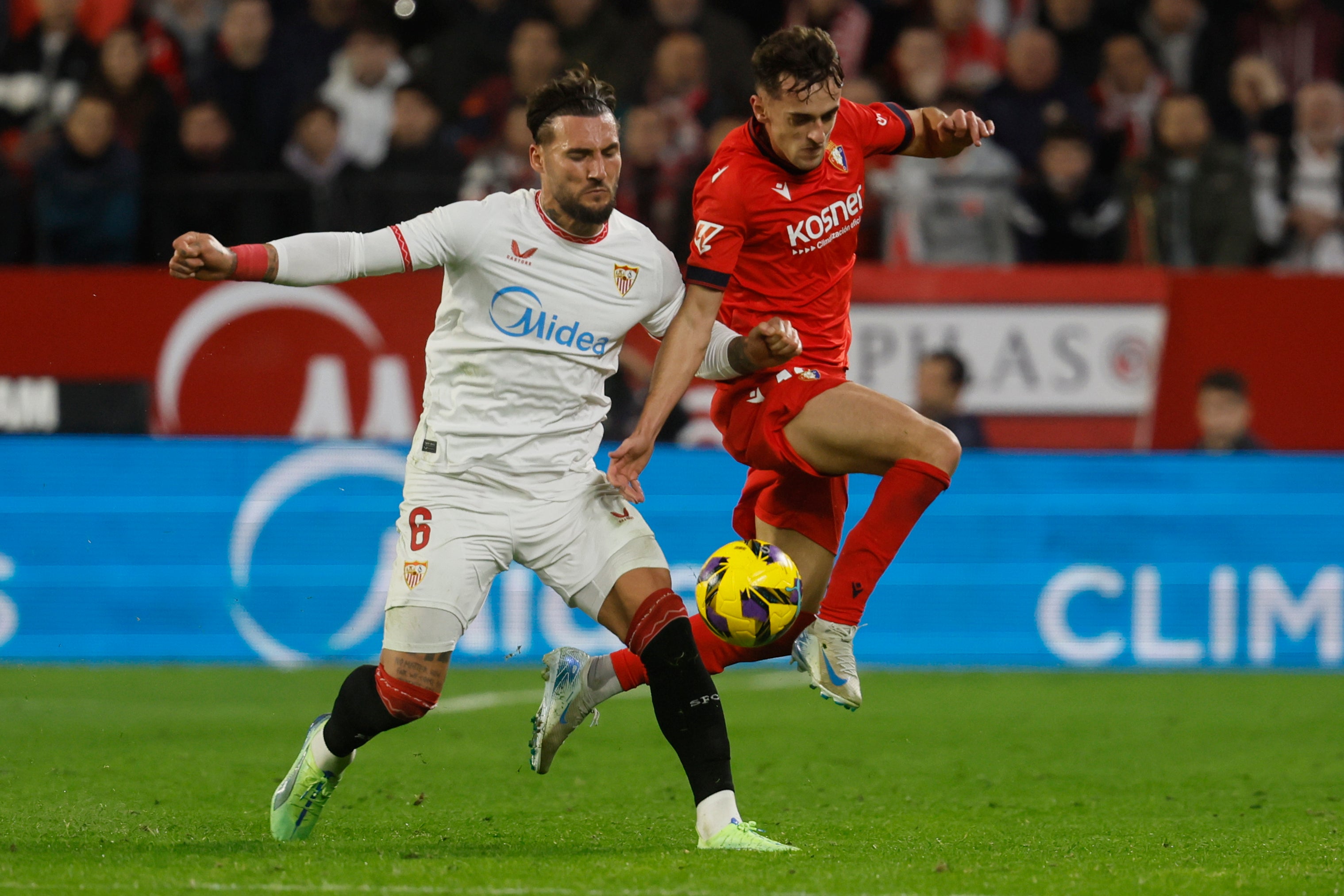 El Sadar exige un mejor Sevilla El Sadar exige un mejor Sevilla