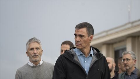 Pedro S&aacute;nchez y Fernando Grande-Marlaska en una foto de archivo