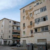 Imagen de archivo de edificios del barrio de San Antón de Elche.