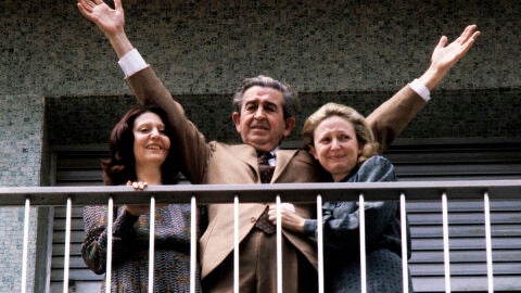 Luis Suñer tras ser liberado Luis Suñer tras ser liberado