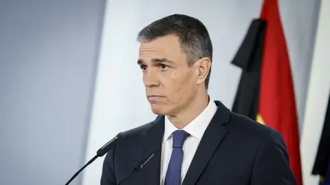 Pedro Sánchez, durante una comparecencia en La Moncloa Pedro Sánchez, durante una comparecencia en La Moncloa/ A. Pérez Meca / Europa Press