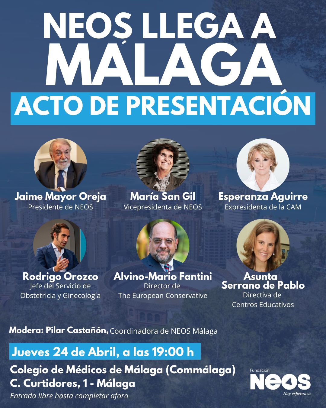Fundación Neos llega a Málaga de la mano de Jaime Mayor Oreja Fundación Neos llega a Málaga de la mano de Jaime Mayor Oreja