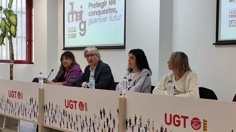 Acto de presentación de las acciones sindicales previstas para el 1 de Mayo de 2025 en la Comunitat Valenciana Acto de presentación de las acciones sindicales previstas para el 1 de Mayo de 2025 en la Comunitat Valenciana