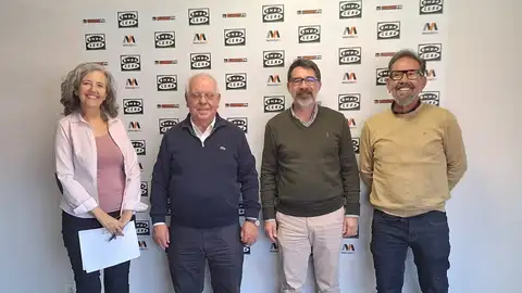 Lola Torrent, Sebastián Sánchez, Patxi Pascual y Cristian Gil. Lola Torrent, Sebastián Sánchez, Patxi Pascual y Cristian Gil.