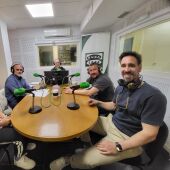 Fernando Currás, Borja Fernández e Viti celebran o ascenso da U.D. Ourense á 2 RFEF