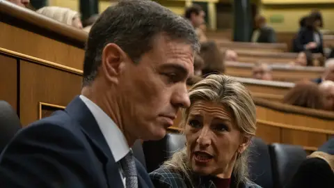 Pedro Sánchez y Yolanda Díaz en el Congreso de los Diputados Pedro Sánchez y Yolanda Díaz en el Congreso de los Diputados