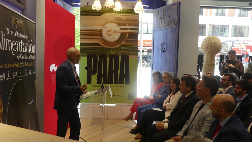 El presidente de la Diputación, Álvaro Martínez Chana, en Madrid este jueves El presidente de la Diputación, Álvaro Martínez Chana, en Madrid este jueves