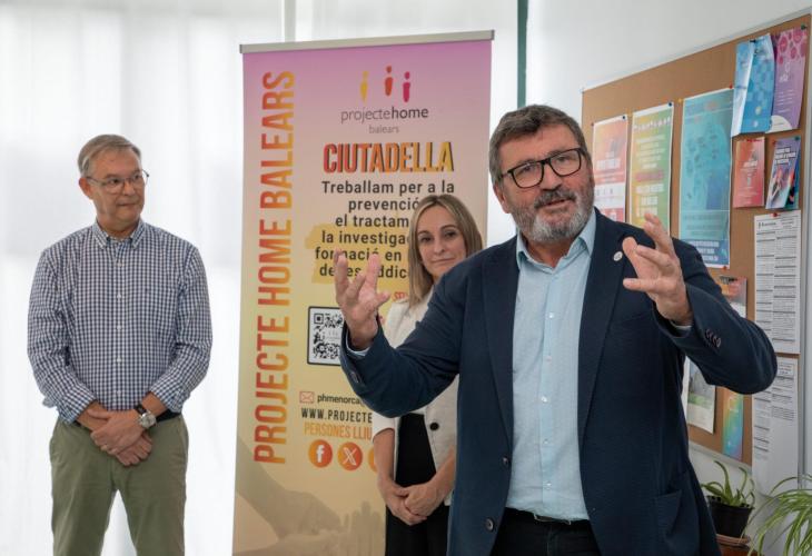 Crece un 69% en el último año los usuarios que acuden a Proyecto Hombre Menorca Crece un 69% en el último año los usuarios que acuden a Proyecto Hombre Menorca