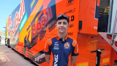 José Antonio Rueda, piloto del Red Bull KTM Ajo de Moto3 José Antonio Rueda, piloto del Red Bull KTM Ajo de Moto3