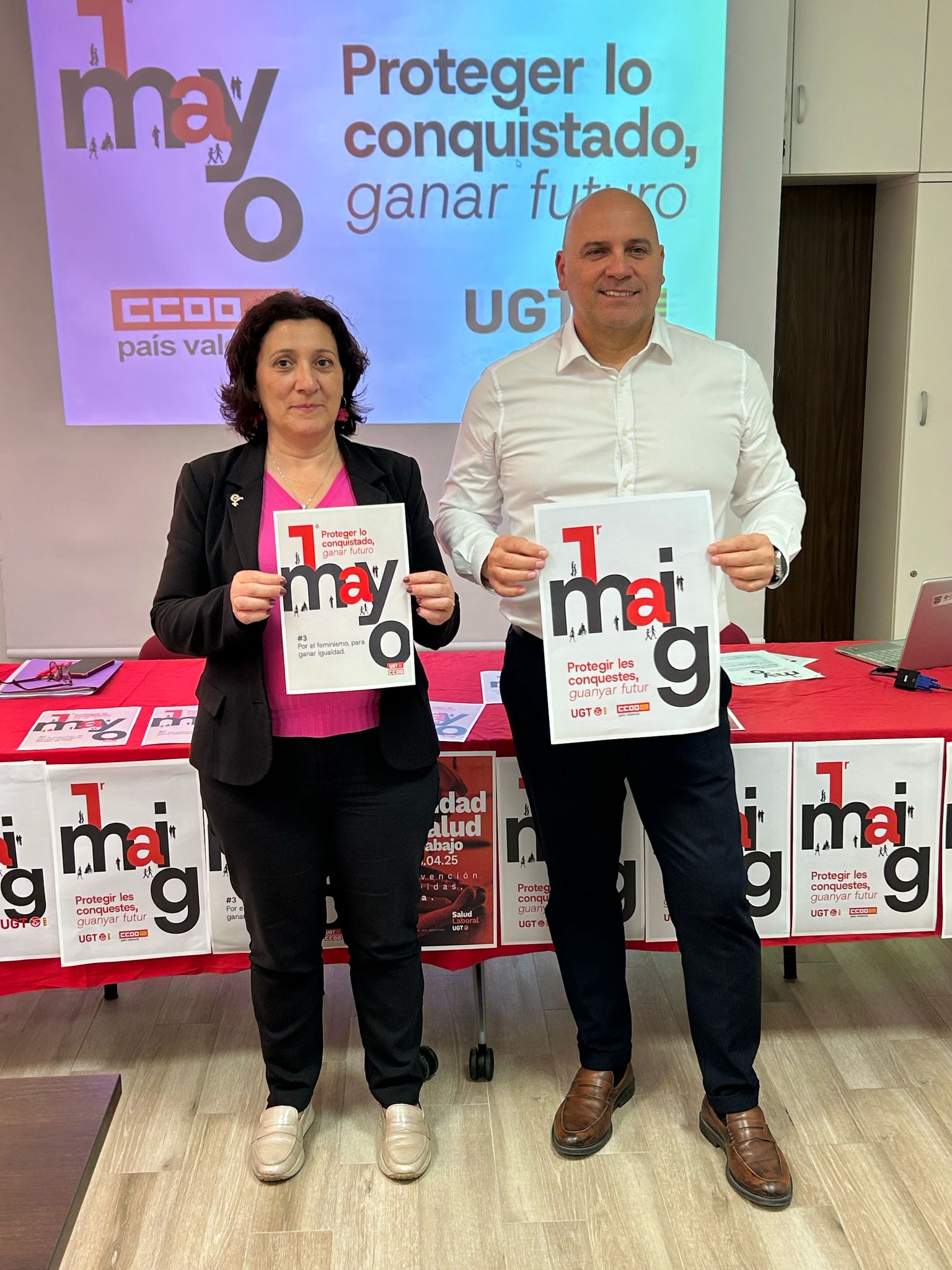 CCOO y UGT se movilizan el 1 de mayo en Elche y Elda para “proteger lo conquistado” y “ganar futuro” CCOO y UGT se movilizan el 1 de mayo en Elche y Elda para “proteger lo conquistado” y “ganar futuro”