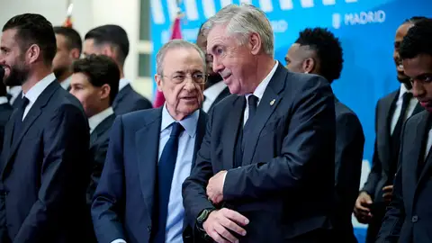 Florentino Pérez y Carlo Ancelotti Florentino Pérez y Carlo Ancelotti