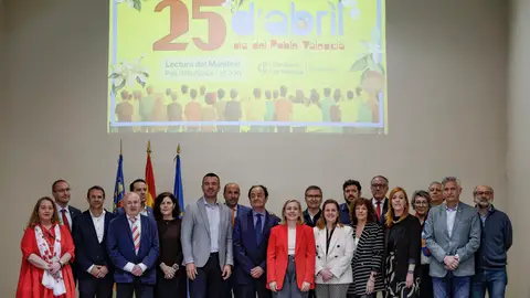 La Diputación de Valencia conmemora el 25 d'Abril, "Día del pueblo valenciano". La Diputación de Valencia conmemora el 25 d'Abril, "Día del pueblo valenciano".