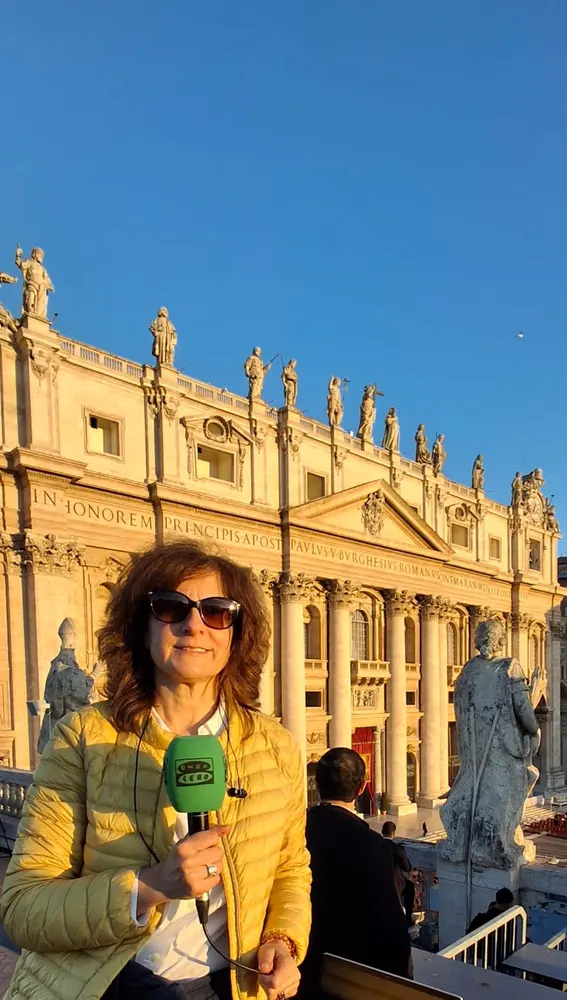 Ester Turu, subdirectora de informativos, enviada especial a la Ciudad del Vaticano por el funeral del papa Francisco Ester Turu, subdirectora de informativos, enviada especial a la Ciudad del Vaticano por el funeral del papa Francisco