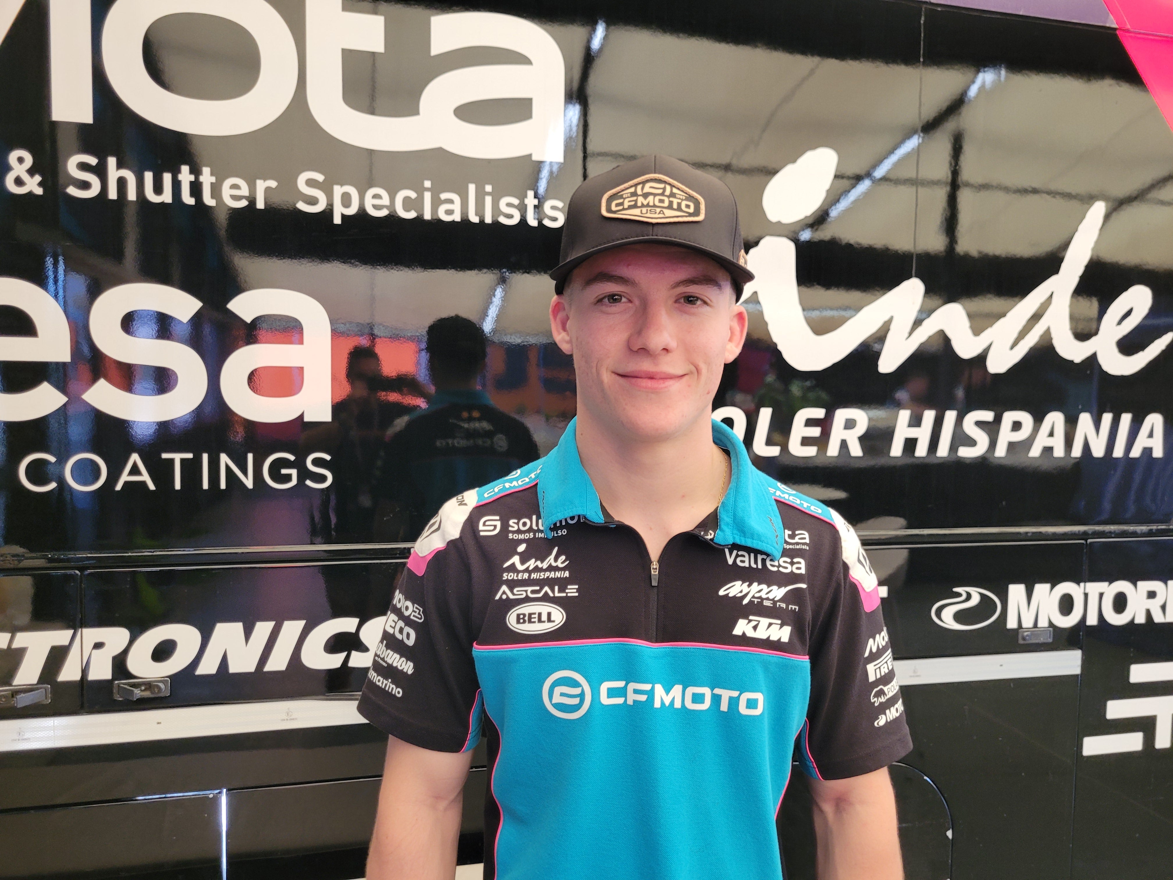 Daniel Holgado, piloto de Moto2: "Sería bonito celebrar mi cumpleaños con un podio" Daniel Holgado, piloto de Moto2: "Sería bonito celebrar mi cumpleaños con un podio"