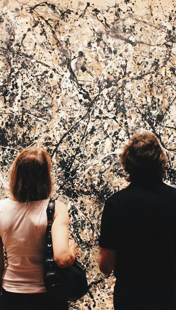 Dos mujeres y un Pollock Dos mujeres y un Pollock