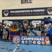 O Club Voleibol Aceites Abril proclamouse campión da primeira división nacional 