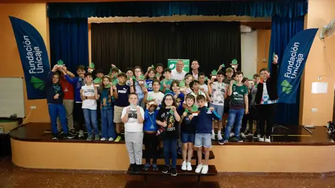 Un total de 180 escolares participan en la final de la V Liga Escolar de Ajedrez de la Fundación Unicaja Ajedrez
