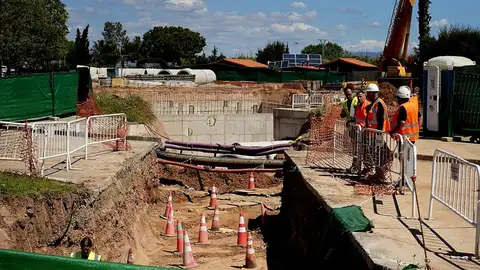 Nuevos restos arqueológicos en las obras del gran colector de Burriana ralentizan los trabajos Nuevos restos arqueológicos en las obras del gran colector de Burriana ralentizan los trabajos
