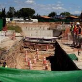 Nuevos restos arqueológicos en las obras del gran colector de Burriana ralentizan los trabajos