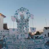 Típica Cruz de Añora elaborada por sus vecinos