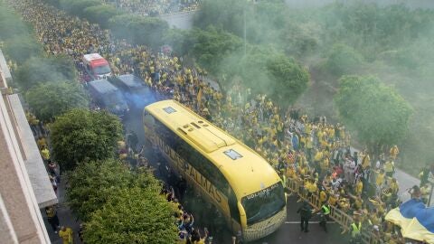 Recibimiento a Las Palmas 