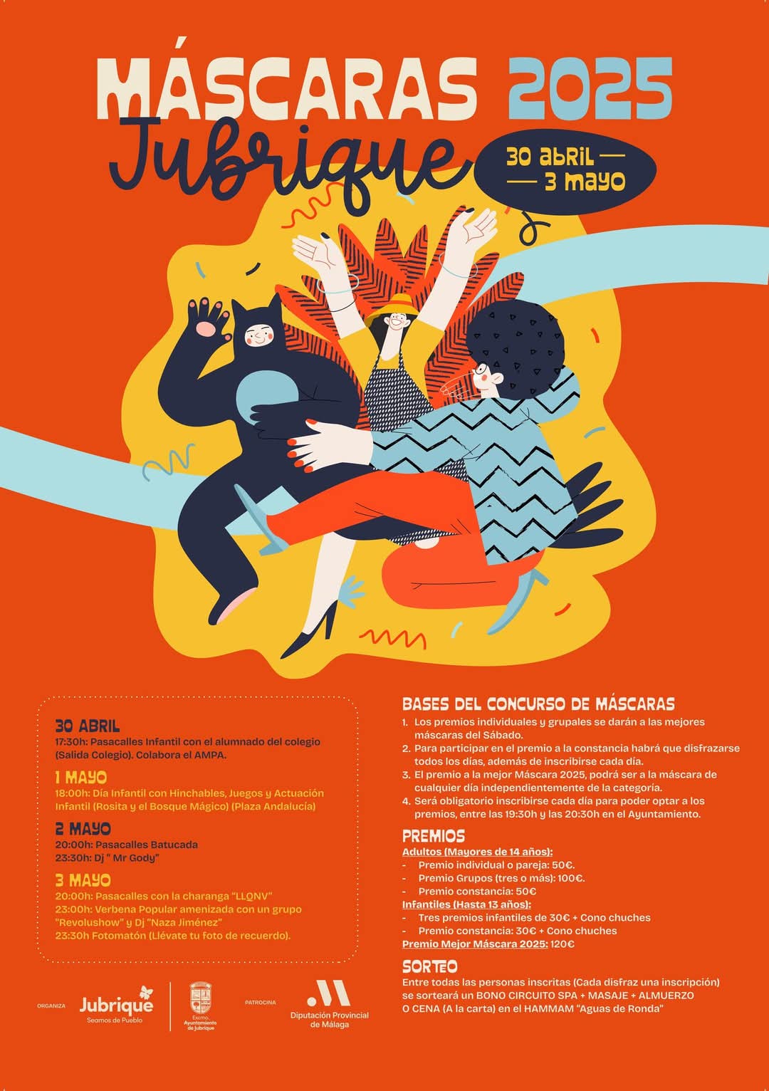 Jubrique se prepara para celebrar sus tradicionales 'Máscaras' Jubrique se prepara para celebrar sus tradicionales 'Máscaras'