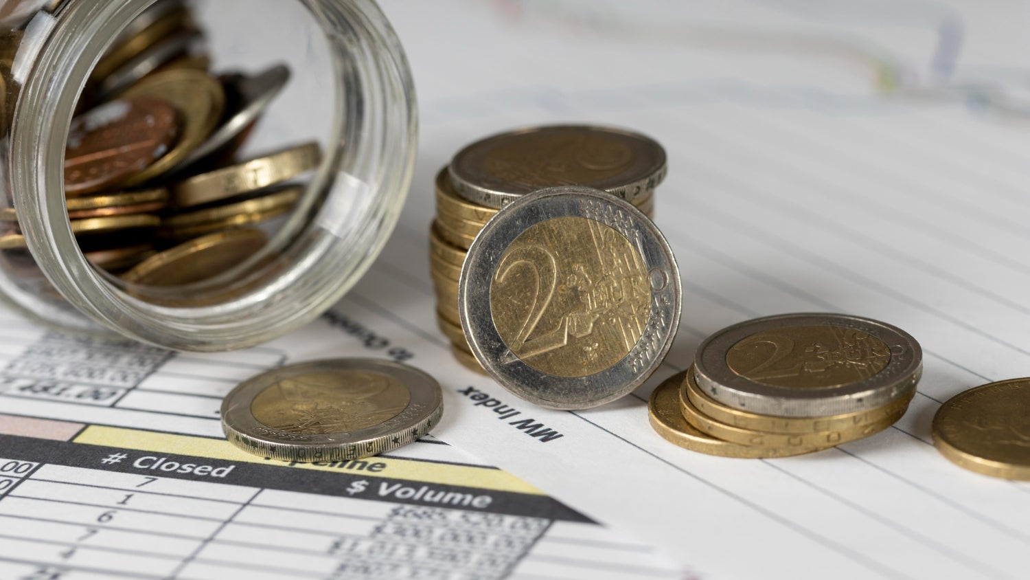 Monedas apiladas Monedas apiladas