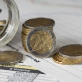Monedas apiladas 